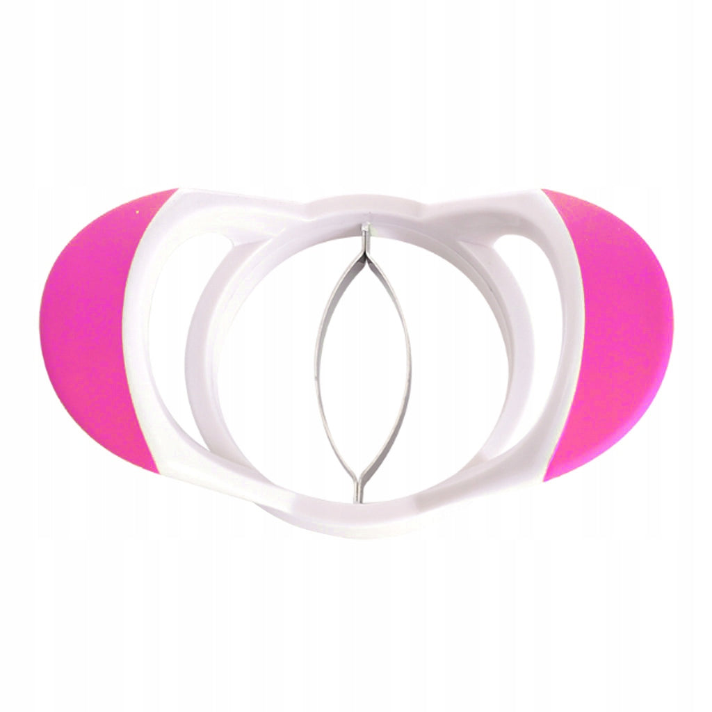 Stainless Steel Fruit Handle Slicer, Rose Red