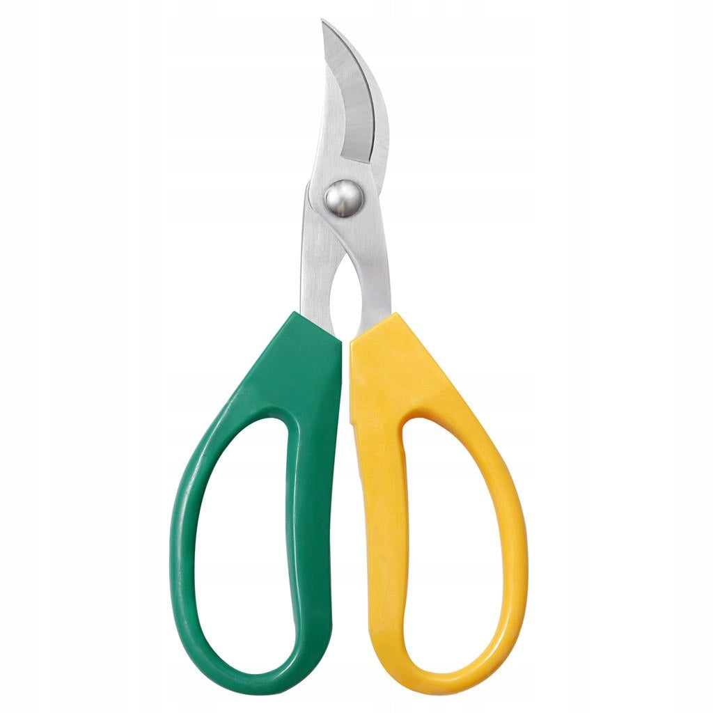Stainless Steel Garden Pruning Scissor for Flower Arrangement , 5cm Curved