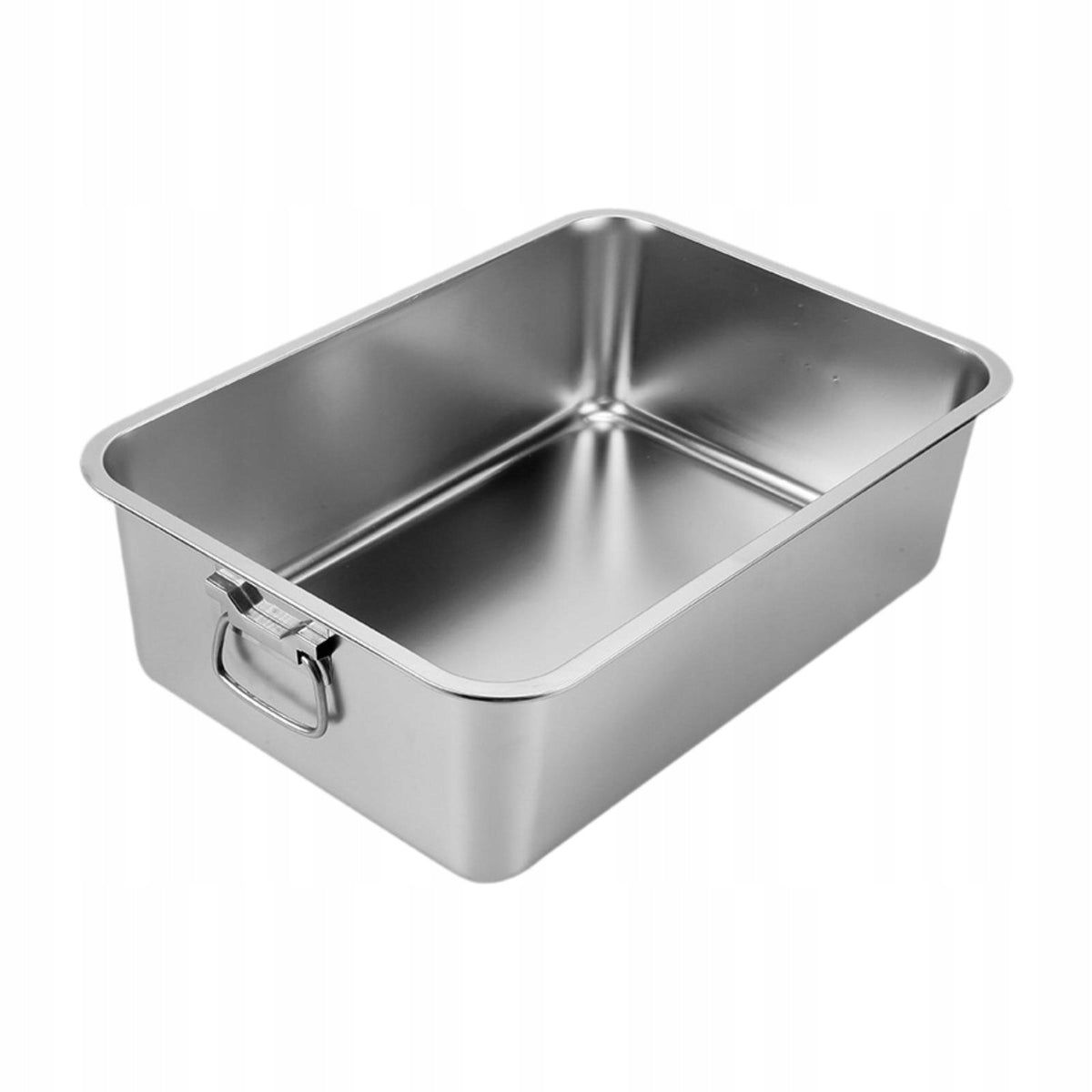 Stainless Steel Litter Box Cats Toilet Kitty Litter Pan Kitten Open XXL