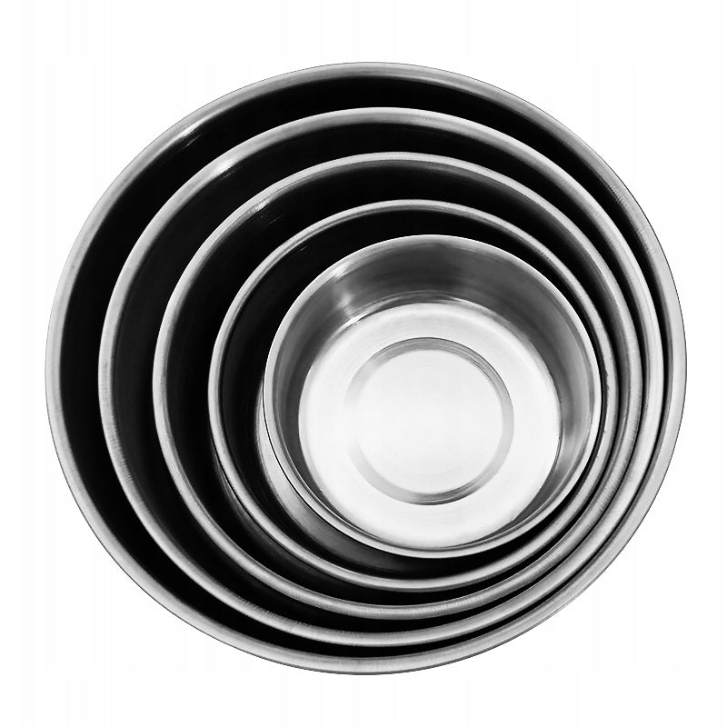 Stainless Steel Metal Bowl Set with Lids Bowl 5 Pcs Manufacturer code #6732