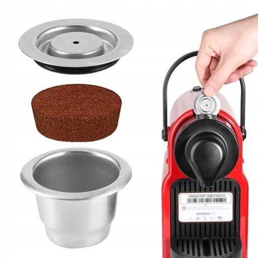 Stainless Steel Reusable Coffee Capsule Shell for Exp
