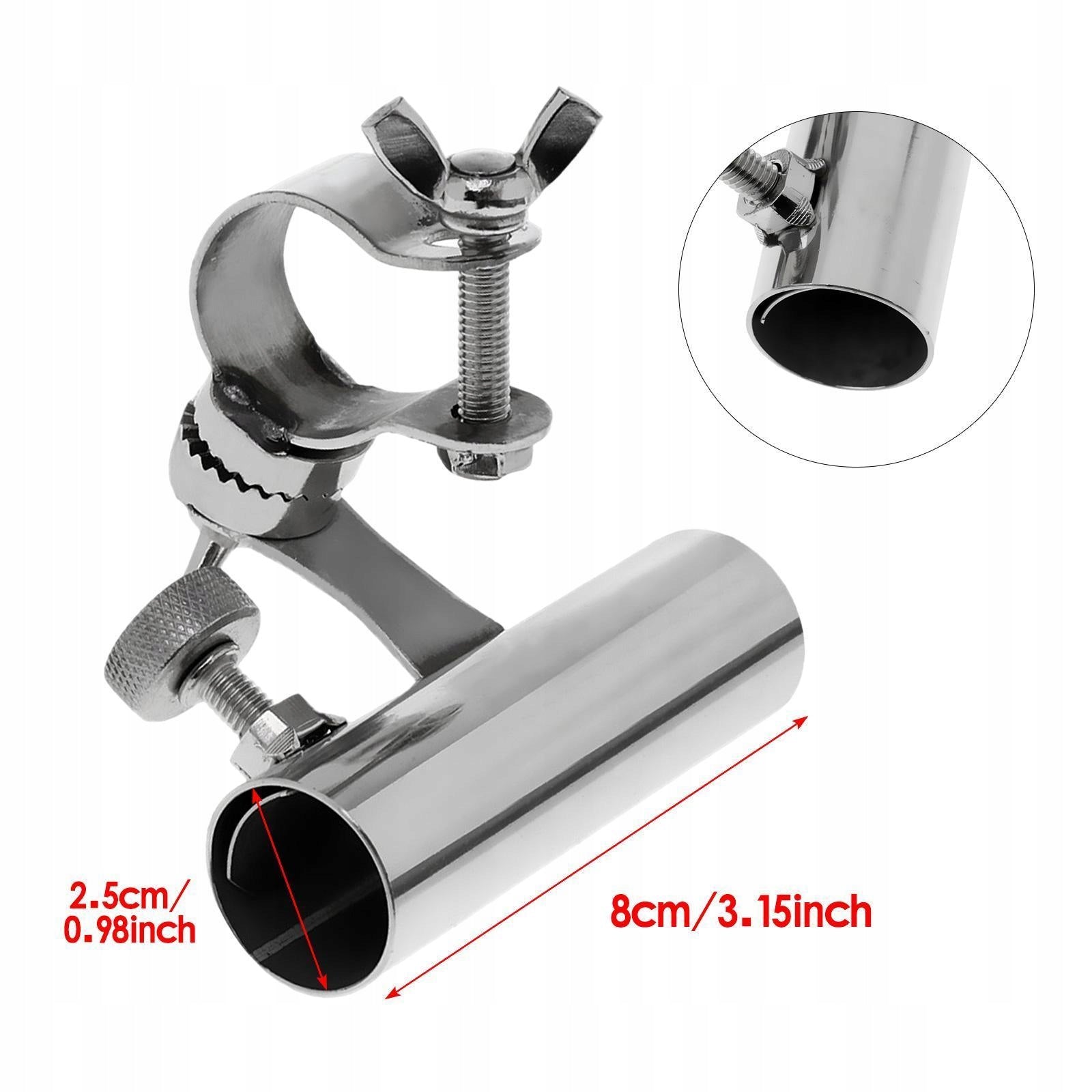 Stainless Steel Rod Holder Chair Mount Bracket Chair Mount Accessories Model Uchwyt na krzesło wędkarskie