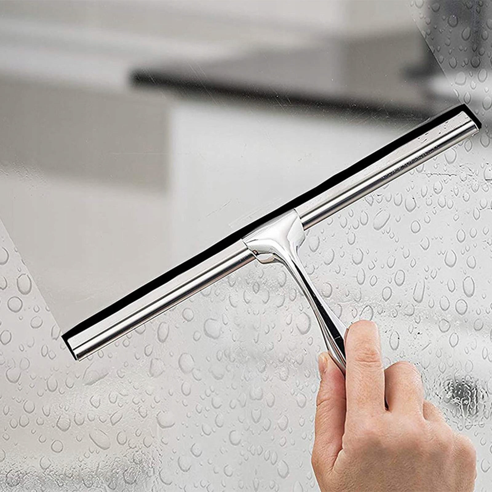 Stainless Steel Shower Squeegee Car Windshield with Suction Cup Rubber Dominant color other