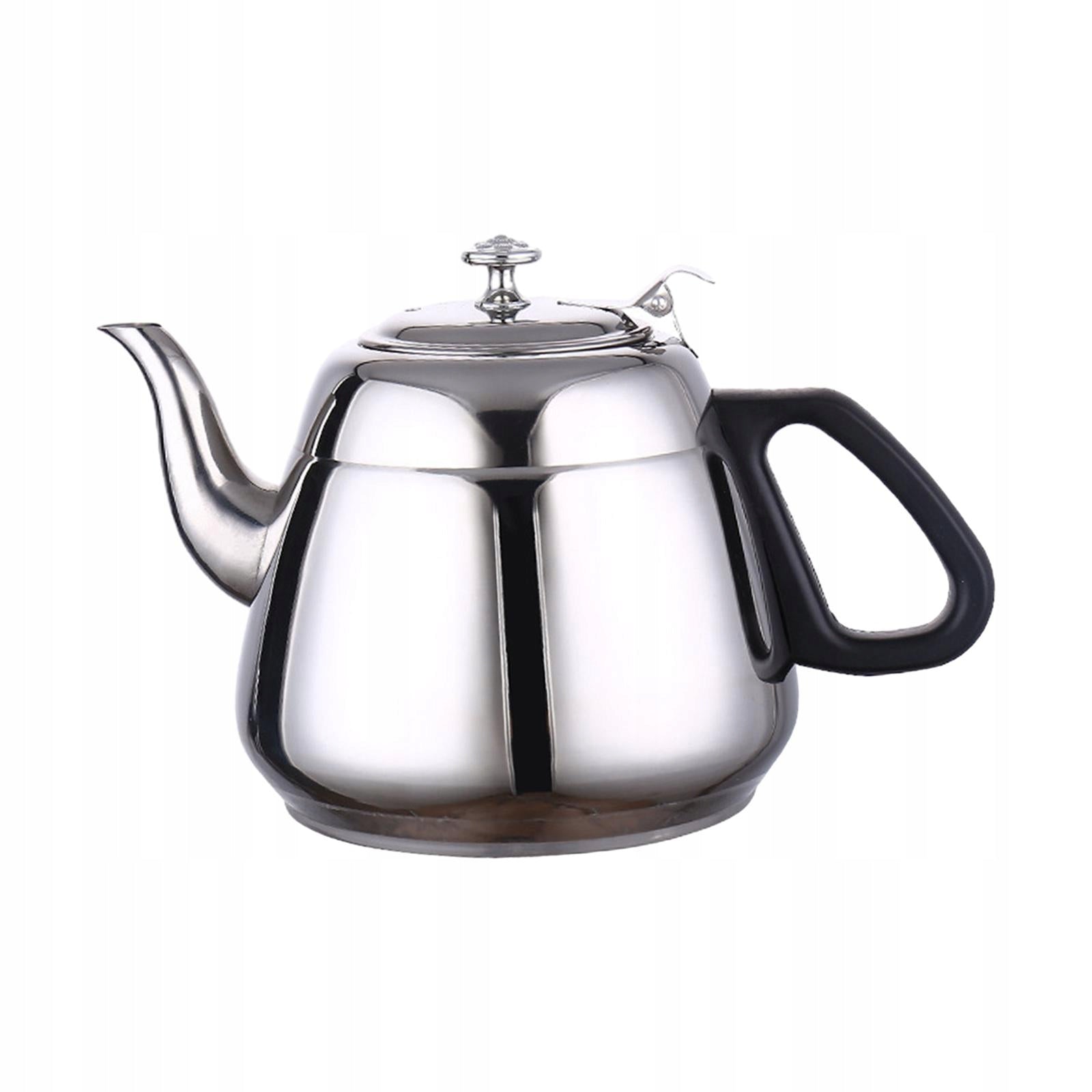 Stainless Steel Tea Pot Teapot Cooker Modern with Strainer Stovetop 1.2L Brand no brand