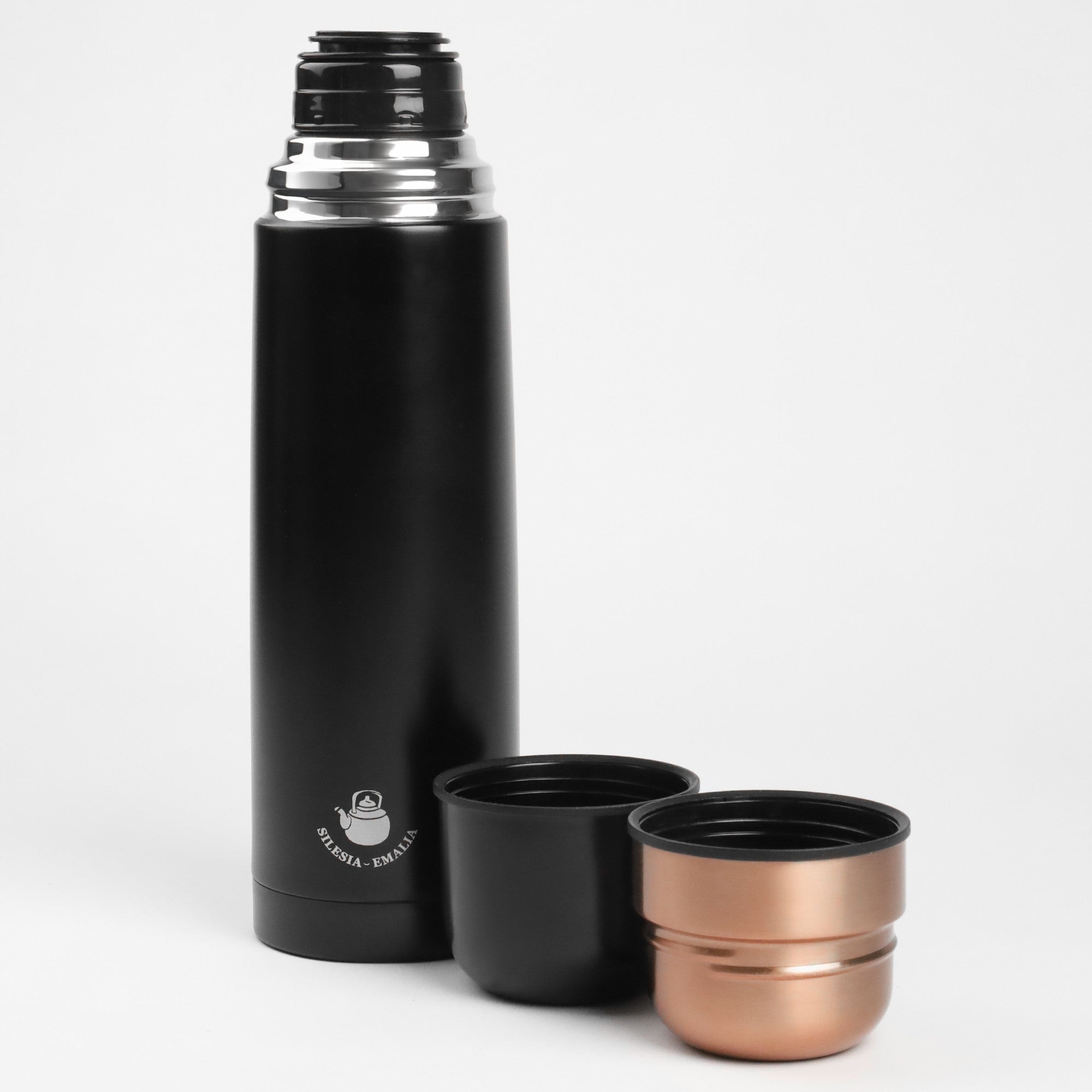 Stainless Steel Thermos 2 Cups Black 750ml FOR COFFEE TEA STEEL Manufacturer code 5906358900038