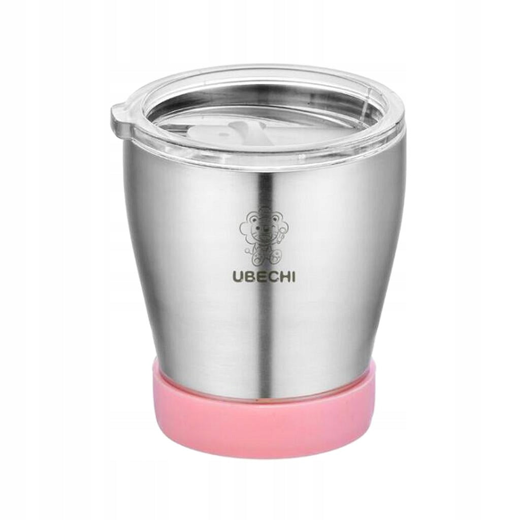 Stainless Steel Water Cup Double Wall Coffee Tea Mug Outdoor Office Pink Brand no brand