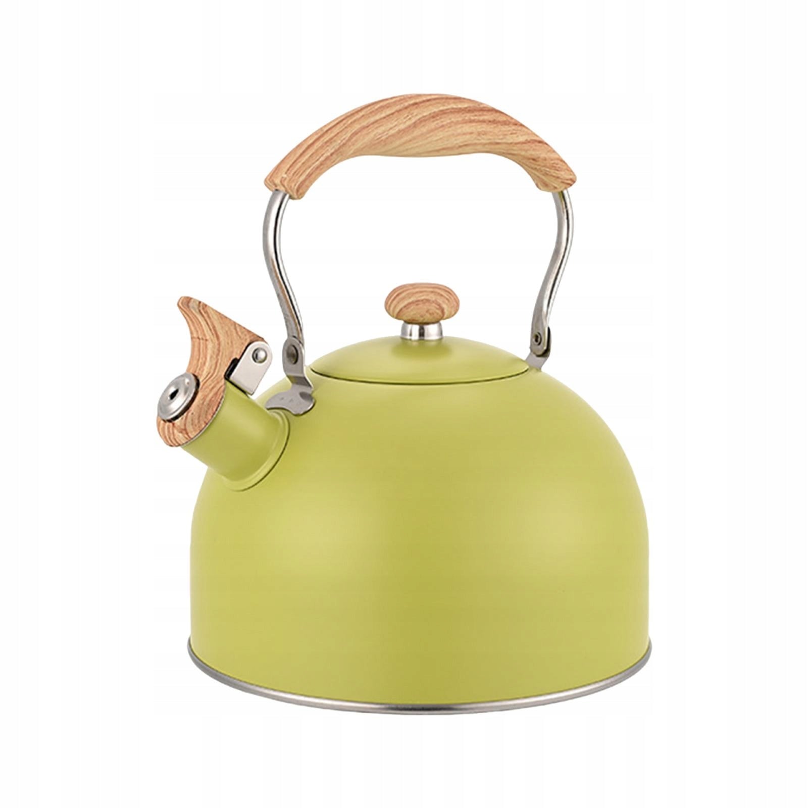 Stainless Steel Whistling Tea Kettle with Handle Universal for All Stovetop