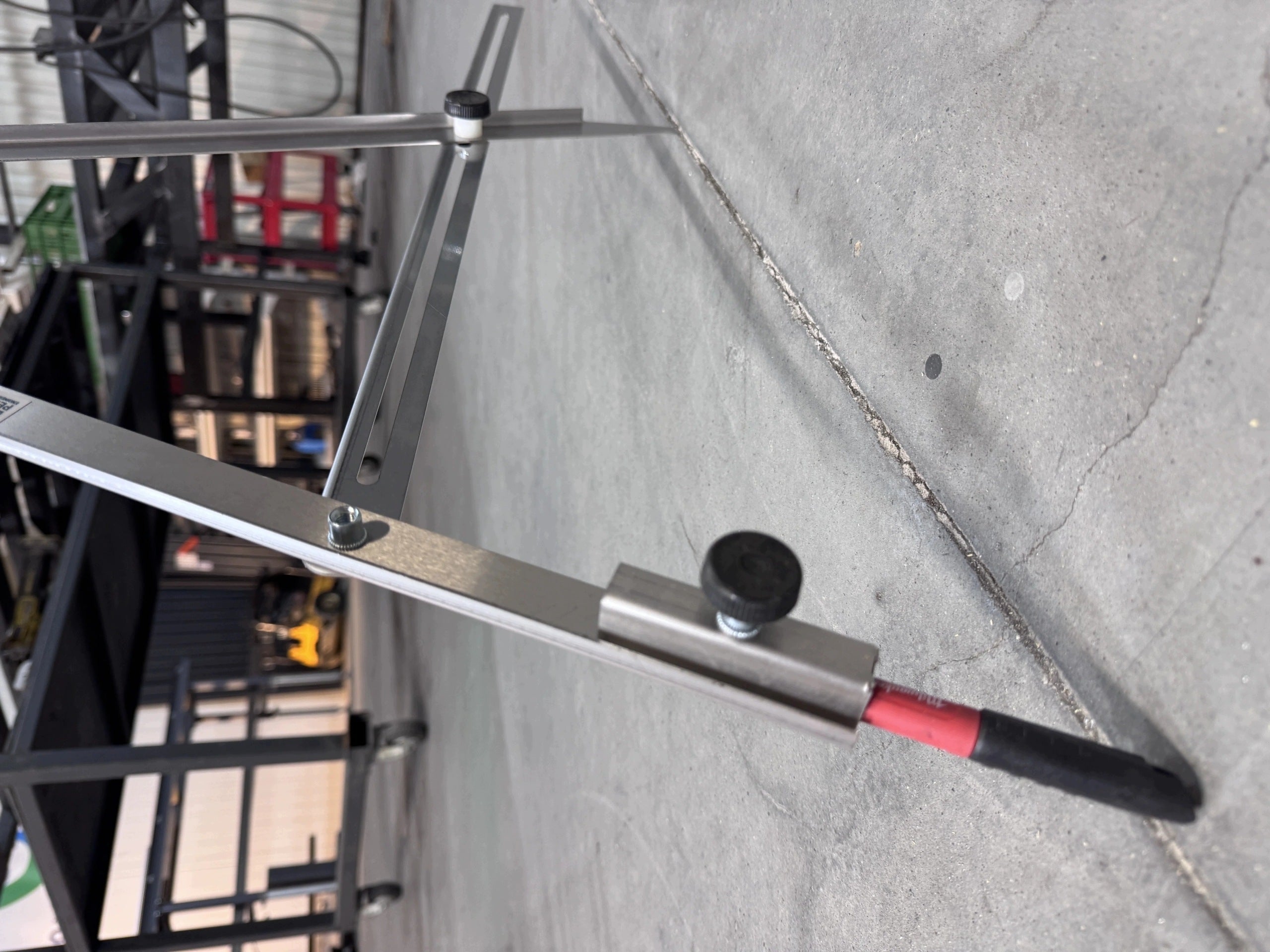 Stainless steel construction circle CyrkielFix for large circles (up to 120 cm) Manufacturer code FX-024