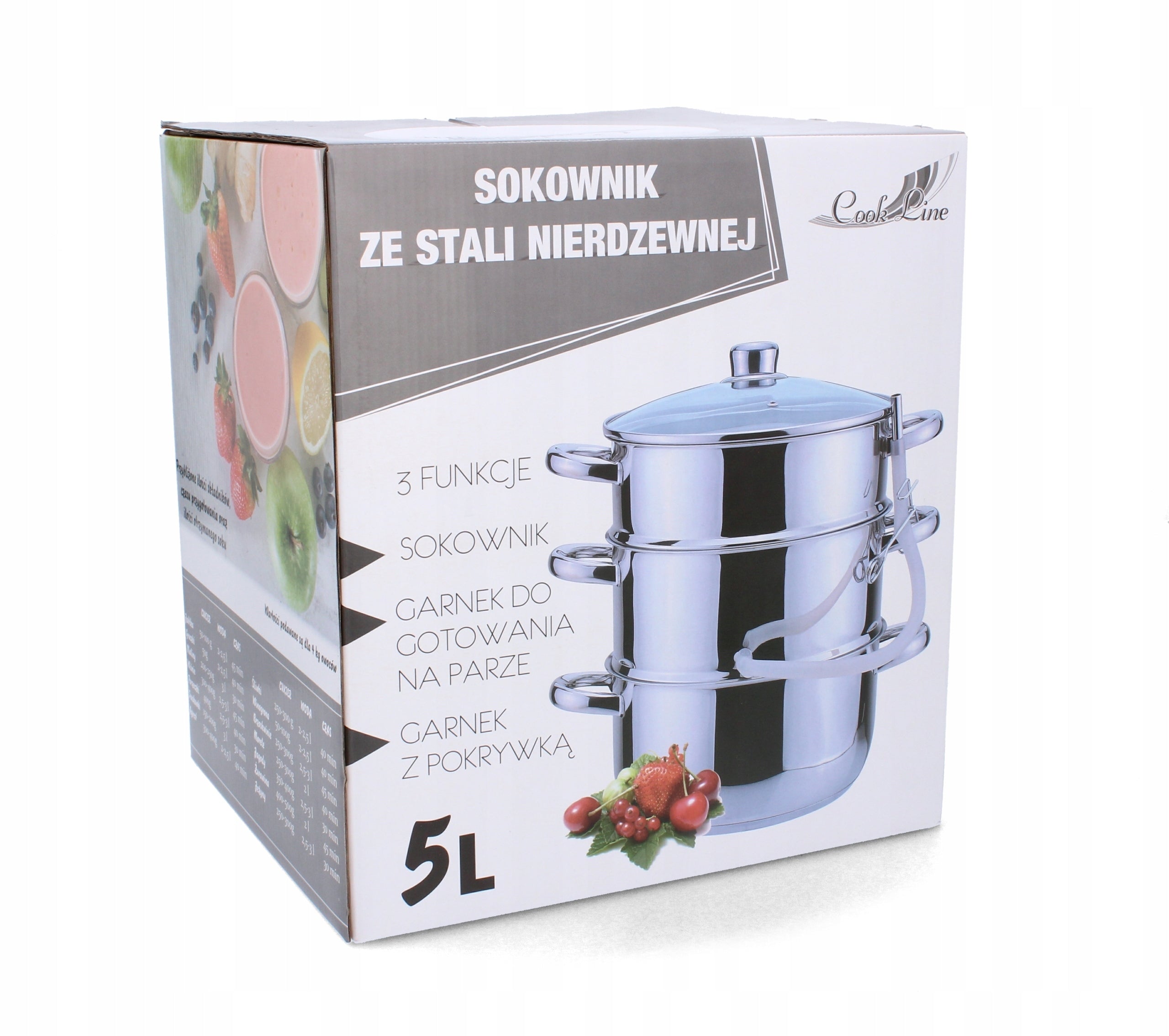 Stainless steel juicer | Cook Line | Capacity 8 L | Silver Manufacturer code WOT9008