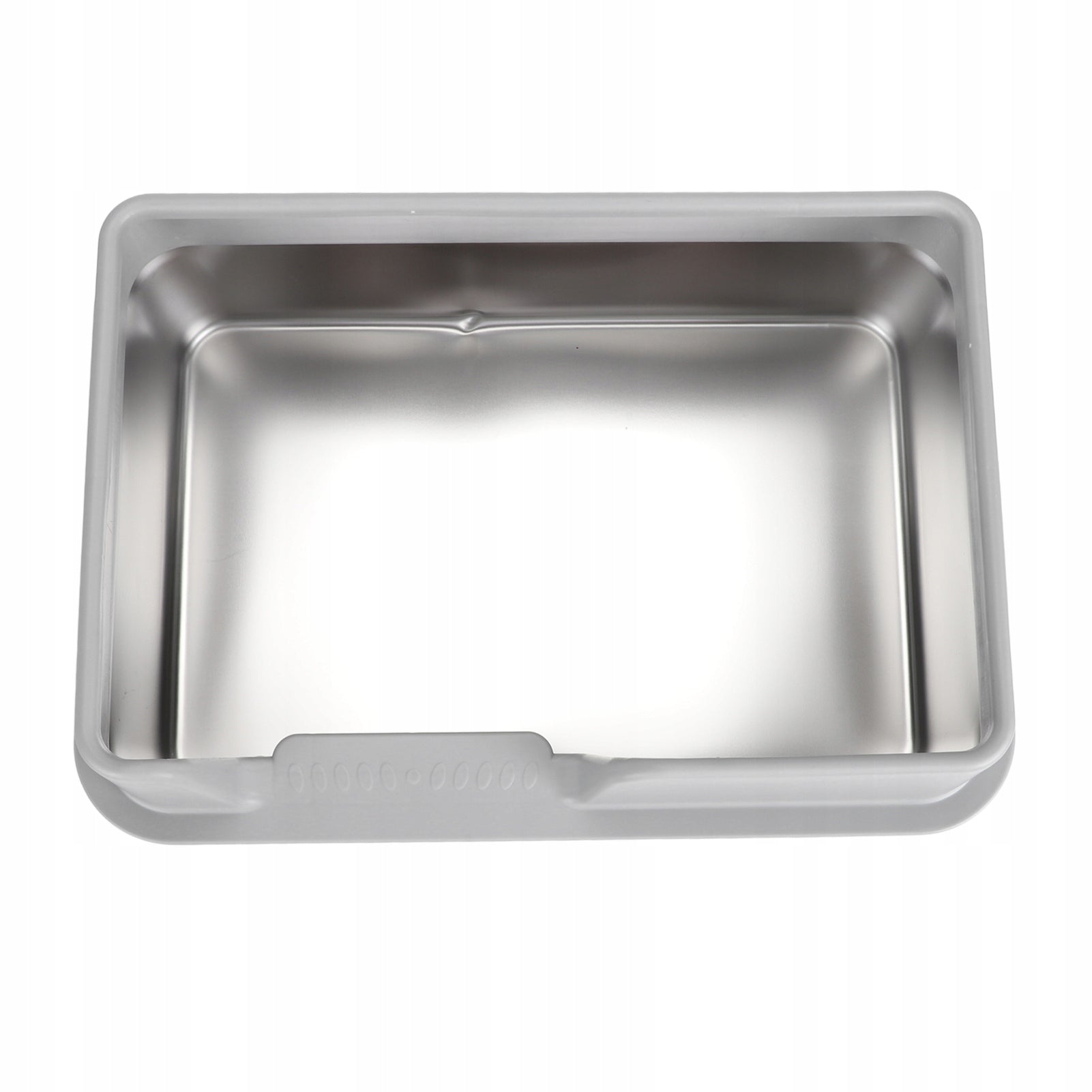 Stainless steel litter box, suitable for small and medium-sized cats. Brand no brand