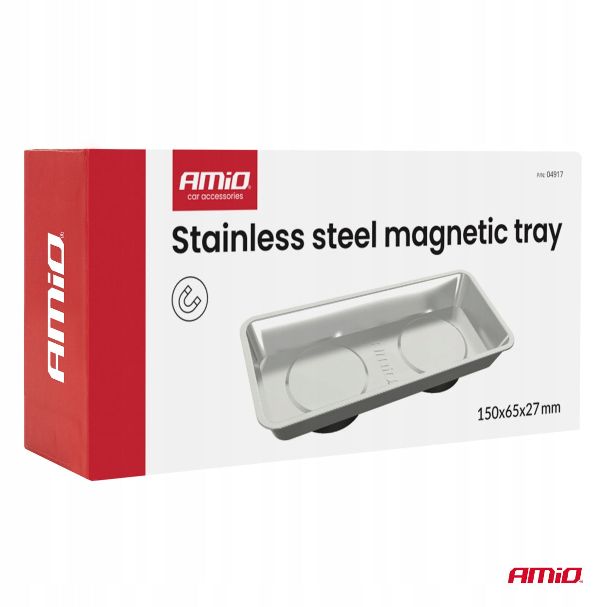Stainless steel magnetic bowl 150x65x27mm AMIO-04917 Manufacturer code 04917