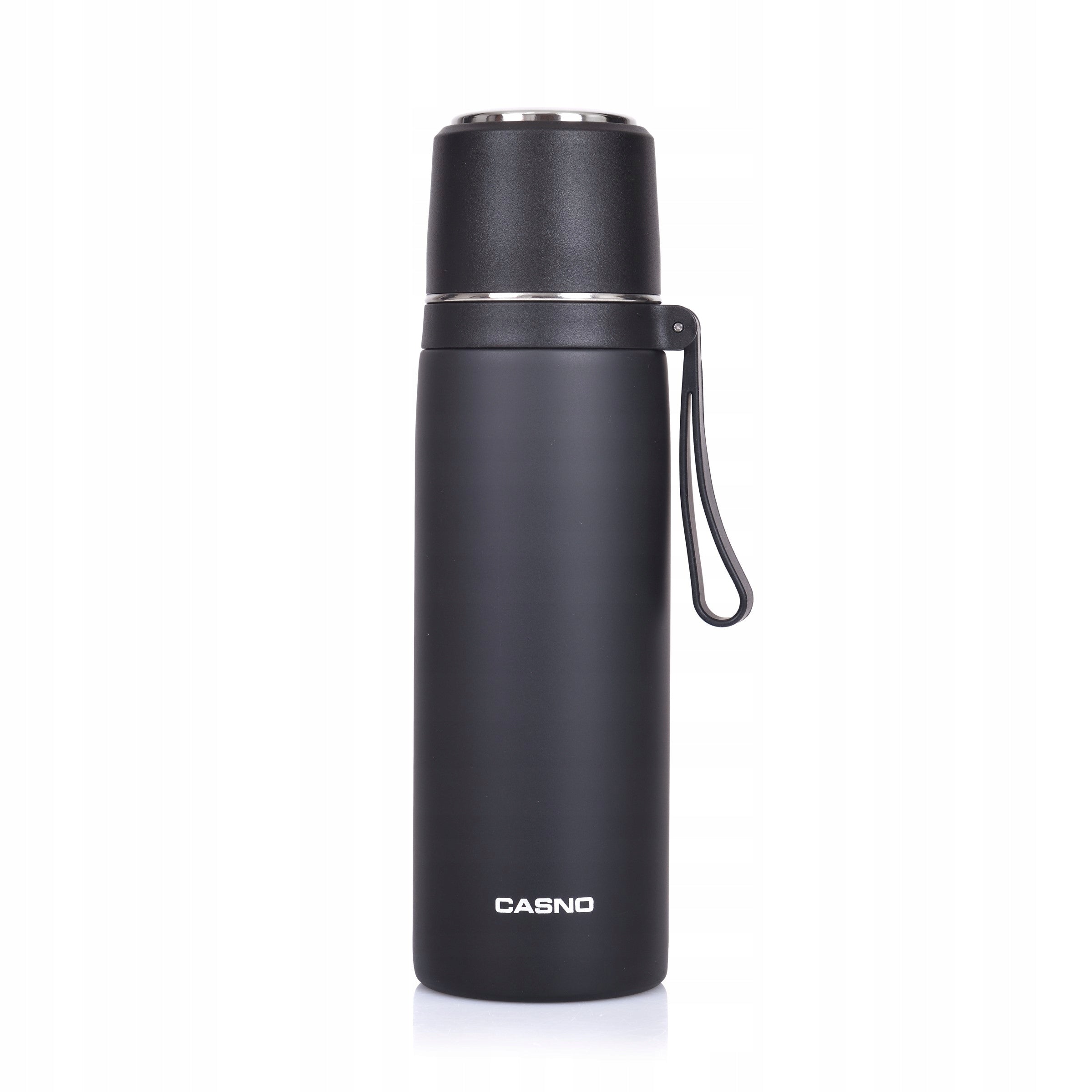 Stainless steel tourist thermos CASNO 0,5L Color black