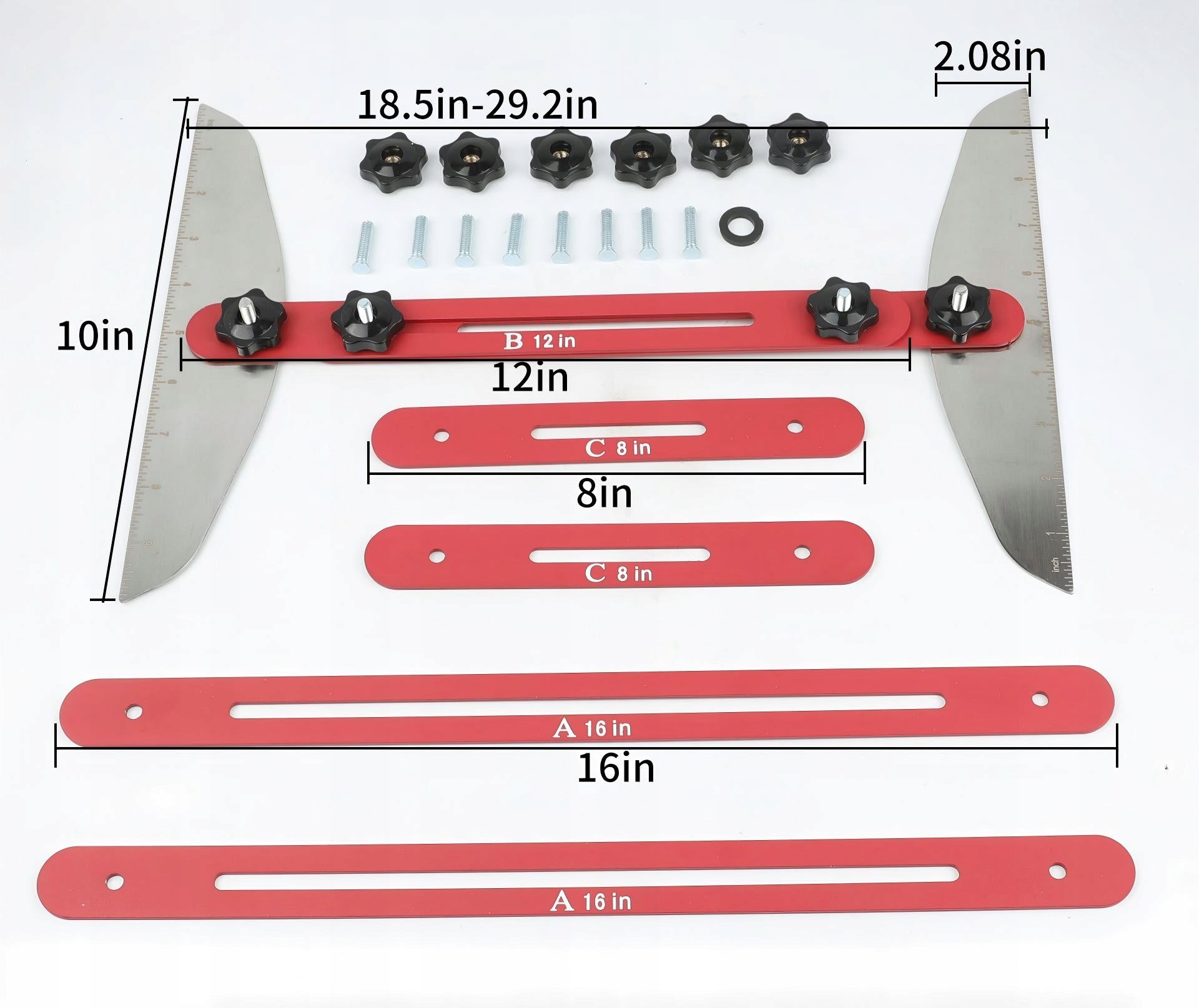 Stair Measuring Template Stair Tread Template 11-60 inches Packaging status original