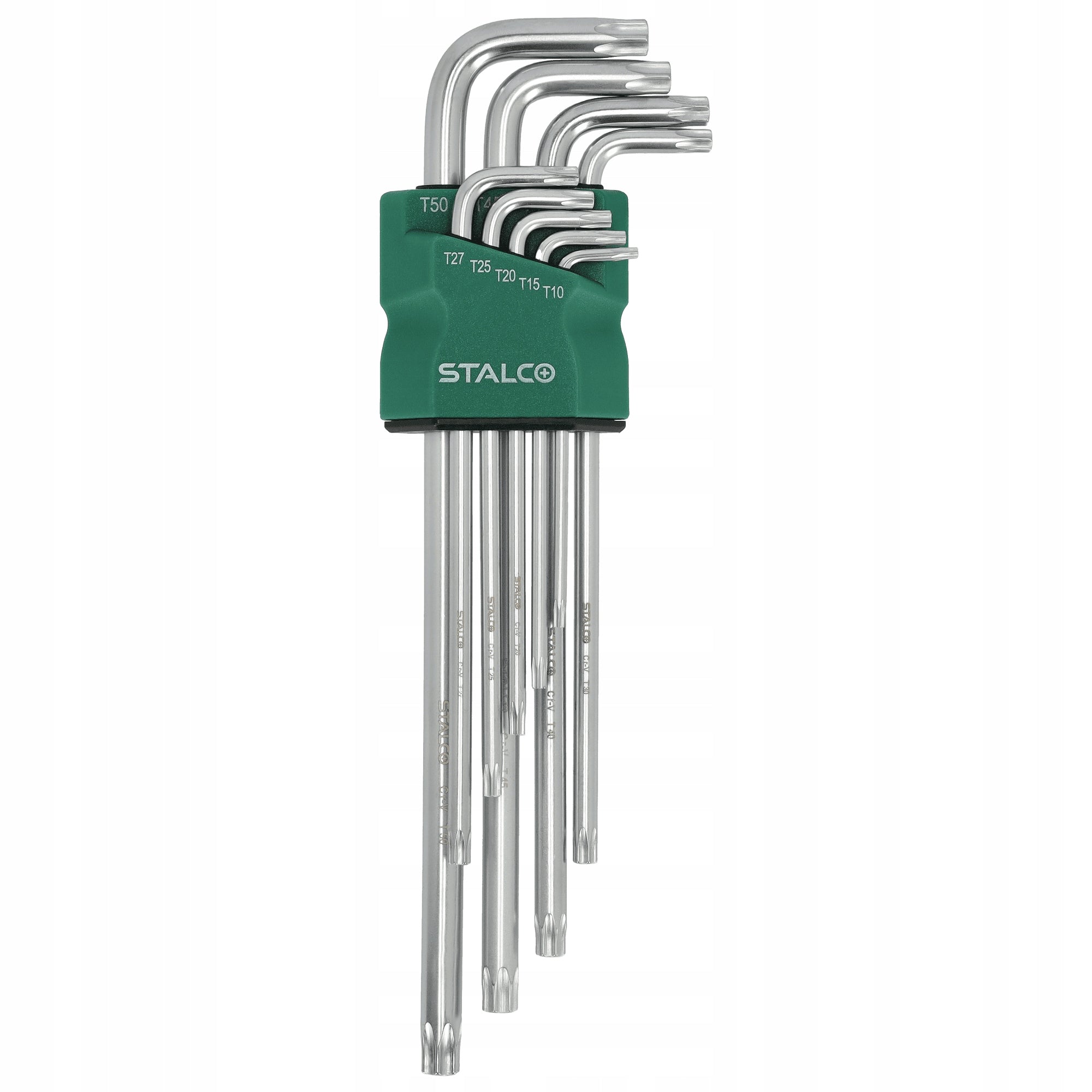 Stalco TORX WRENCHES WITH HOLE T10-15-20-25-27-30-40-45-50 IMBUSY 9EL.