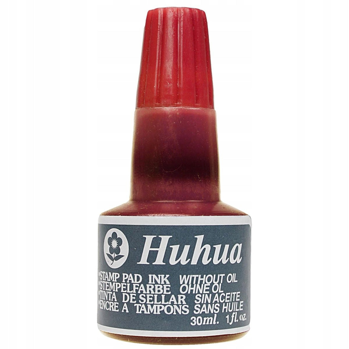 Stamp ink color: red 30ml Titanum
