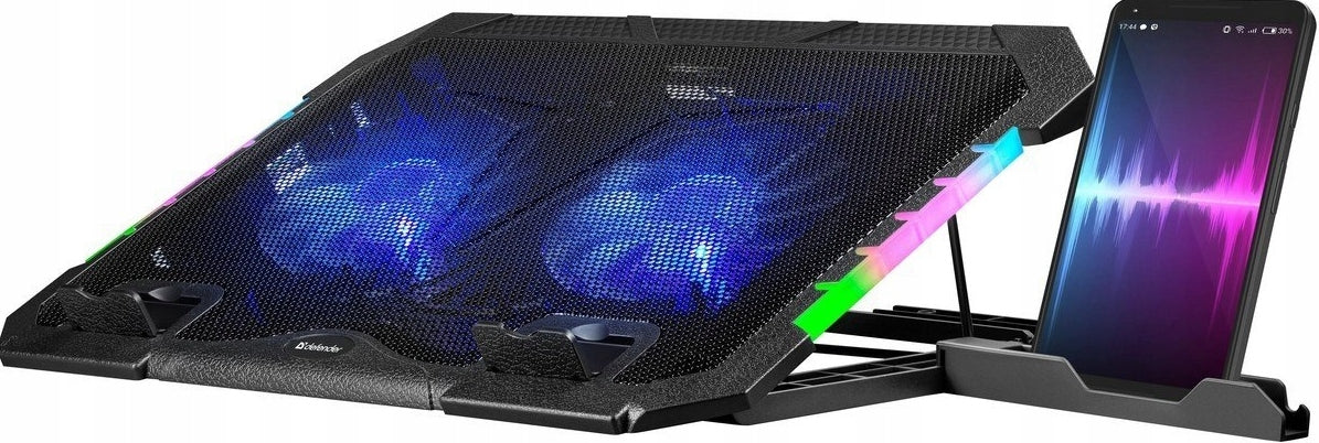 Stand Laptop Cooling Pad Up to 17' Adjustable 2XUSB LED Packaging status original