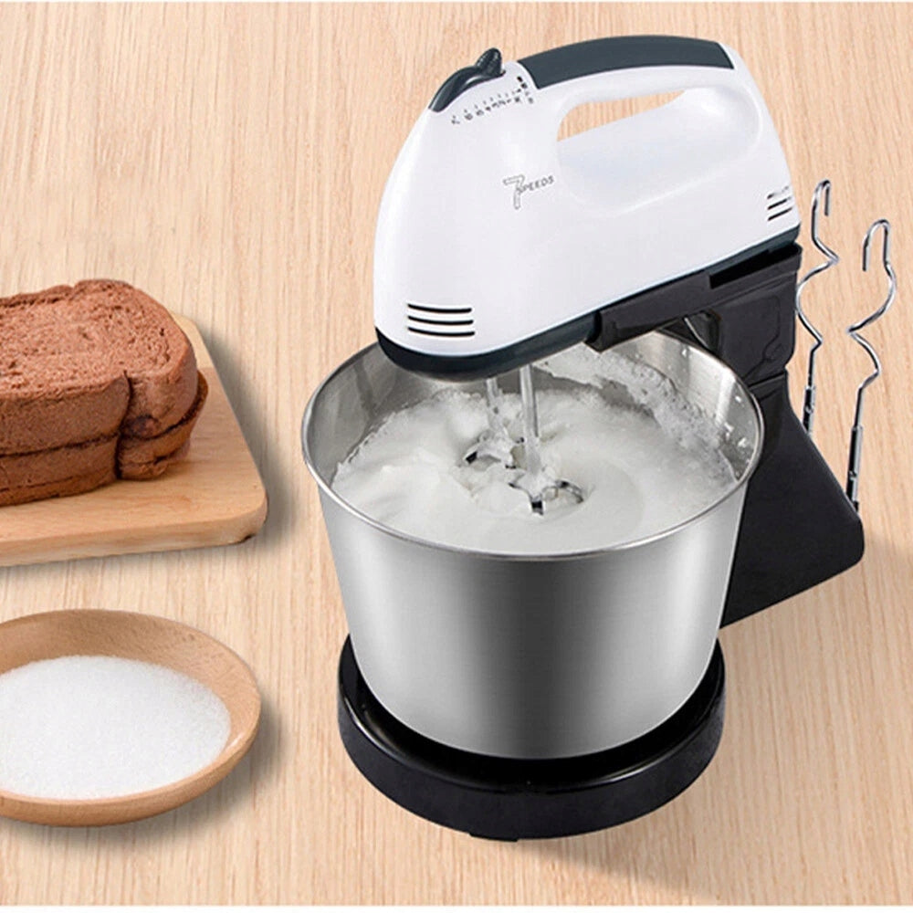 Stand Mixer With 7 Speed Levels For Beating Cream/Egg Proteins Dominant color silver