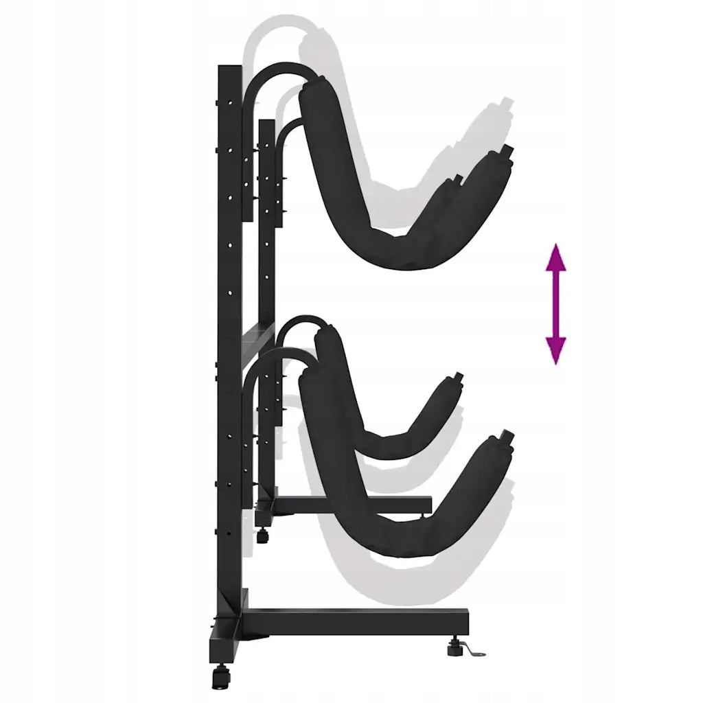 Stand for 2 kayaks, 250x57x127,5 cm, steel Model 156342