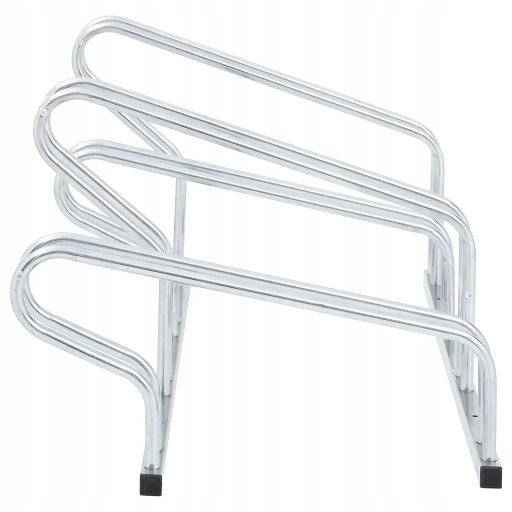 Stand for 4 bicycles, freestanding, galvanized steel Model 4005575