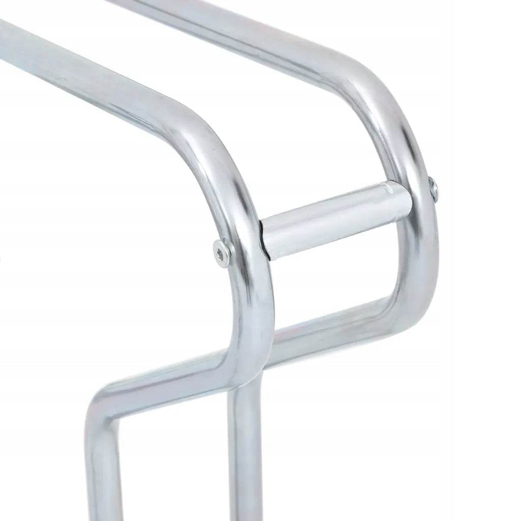 Stand for 4 bicycles, freestanding, galvanized steel Product weight with unit packaging 6 kg