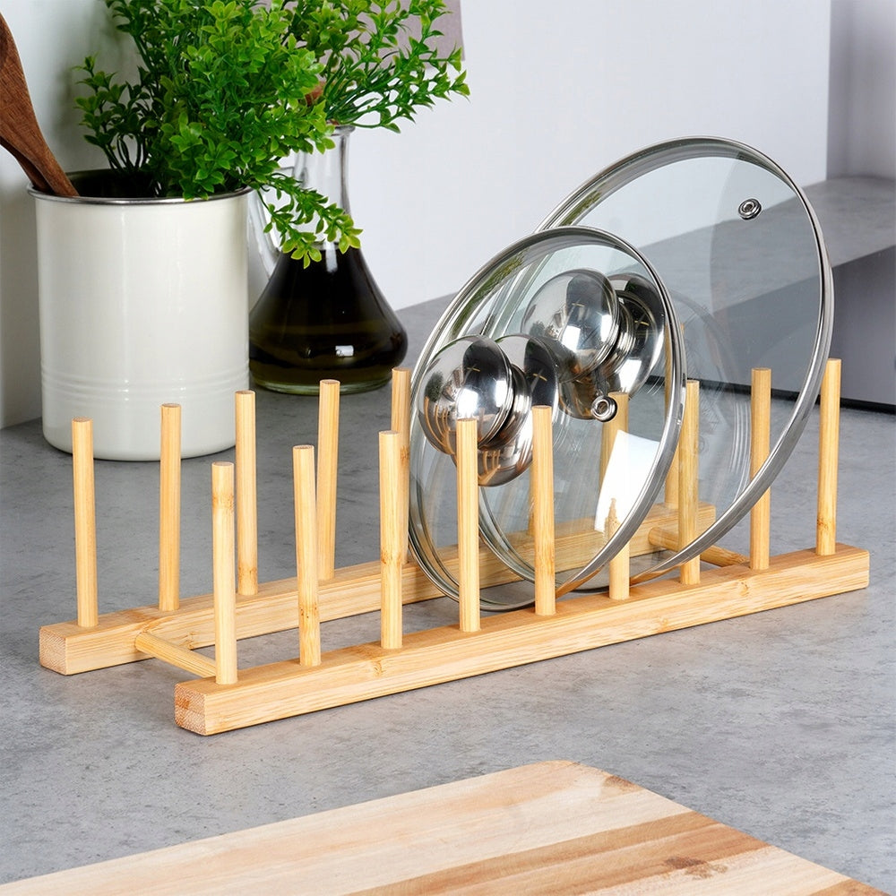 Stand for lids and bamboo plates 34,5x12x12 cm Vilde Manufacturer code 5904316474102