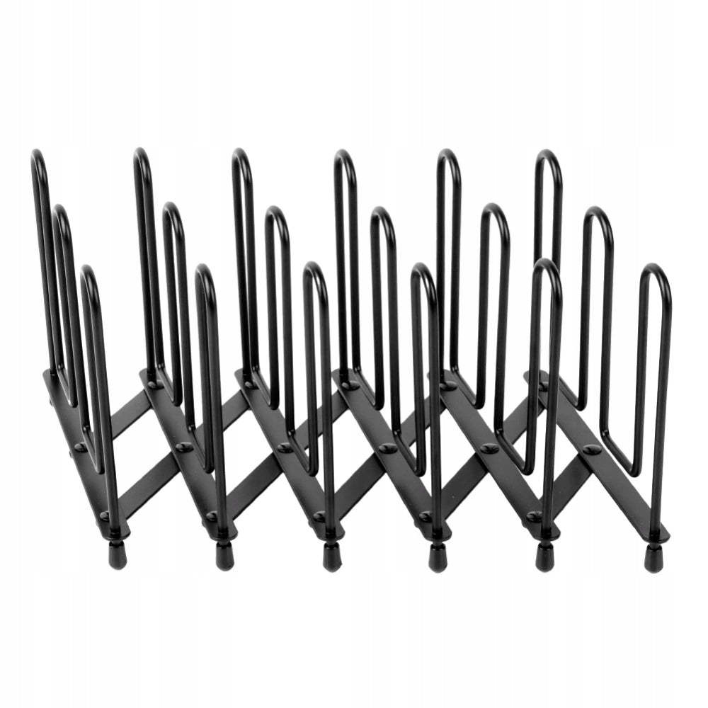 Stand for lids and plates metal black folding 8-74 cm Manufacturer code 5904316497217
