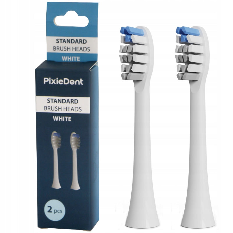 Standard Tips for PixieDent Onyx and Pearl White Sonic Toothbrushes Manufacturer code PixieDent_Standard_Pearl_Onyx_white-2