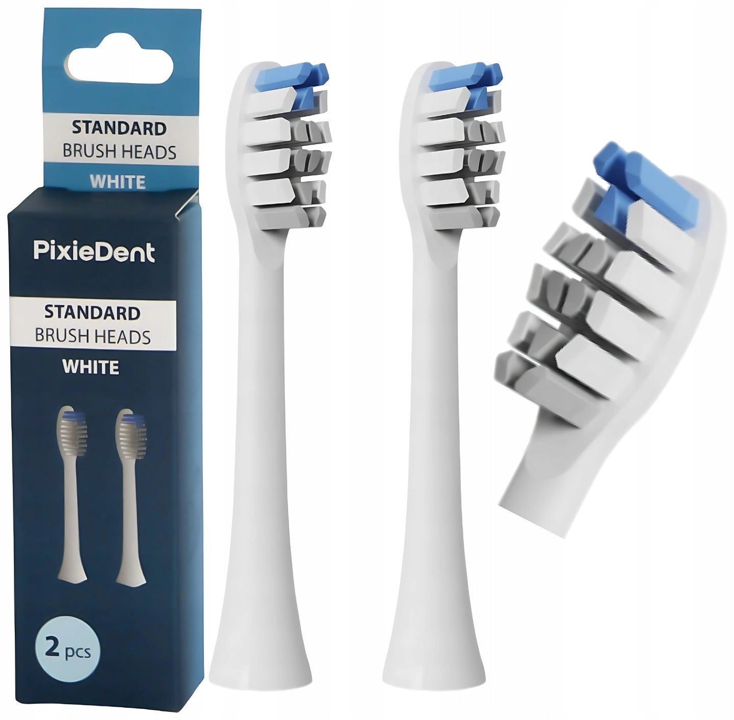 Standard Tips for PixieDent Onyx and Pearl White Sonic Toothbrushes