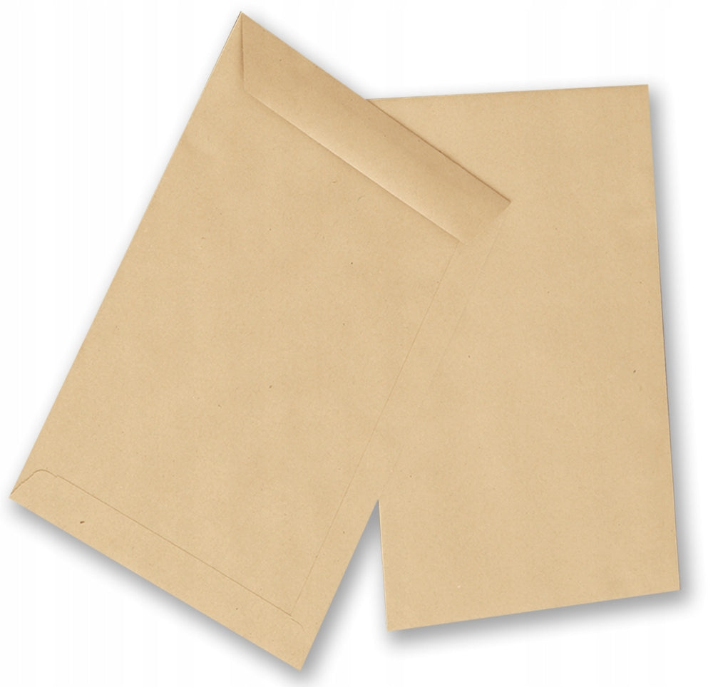 Standard envelope NC C4 glued NK 50pcs brown