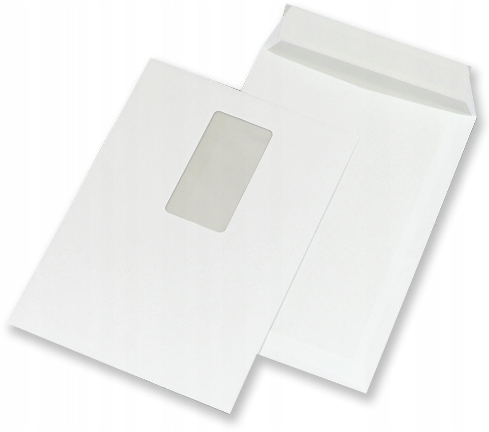 Standard envelope NC, C5, self-adhesive SK, short side, left window, 50 pieces