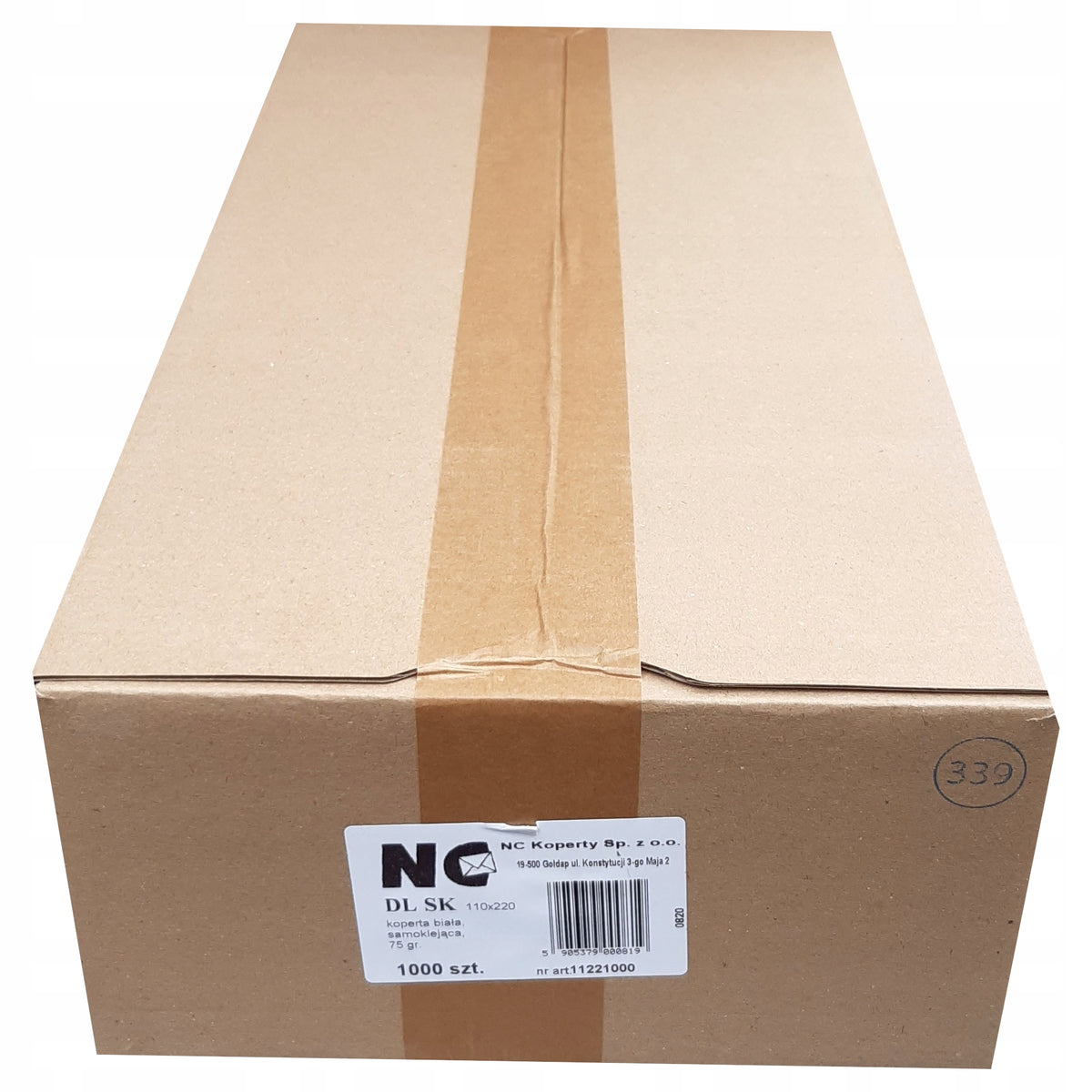 Standard envelope NC DL self-adhesive SK 1000pcs Color white