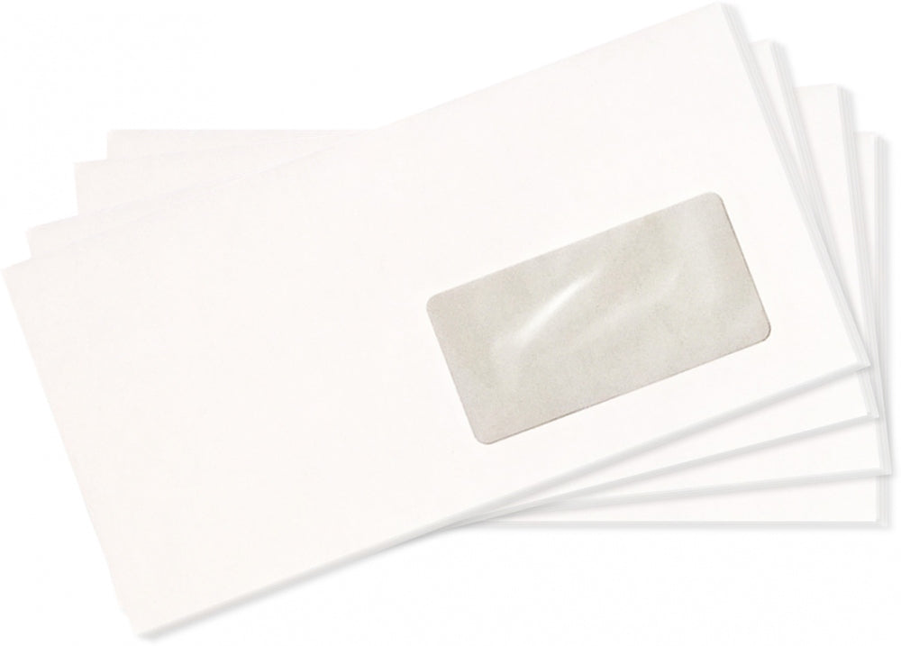 Standard envelope self-adhesive DL window right SK 200 PCS white NC Koperty