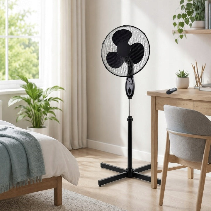 Standing FAN WINDMILL Floor BLACK + PILOT ZL1000 16" Model 4907982502378