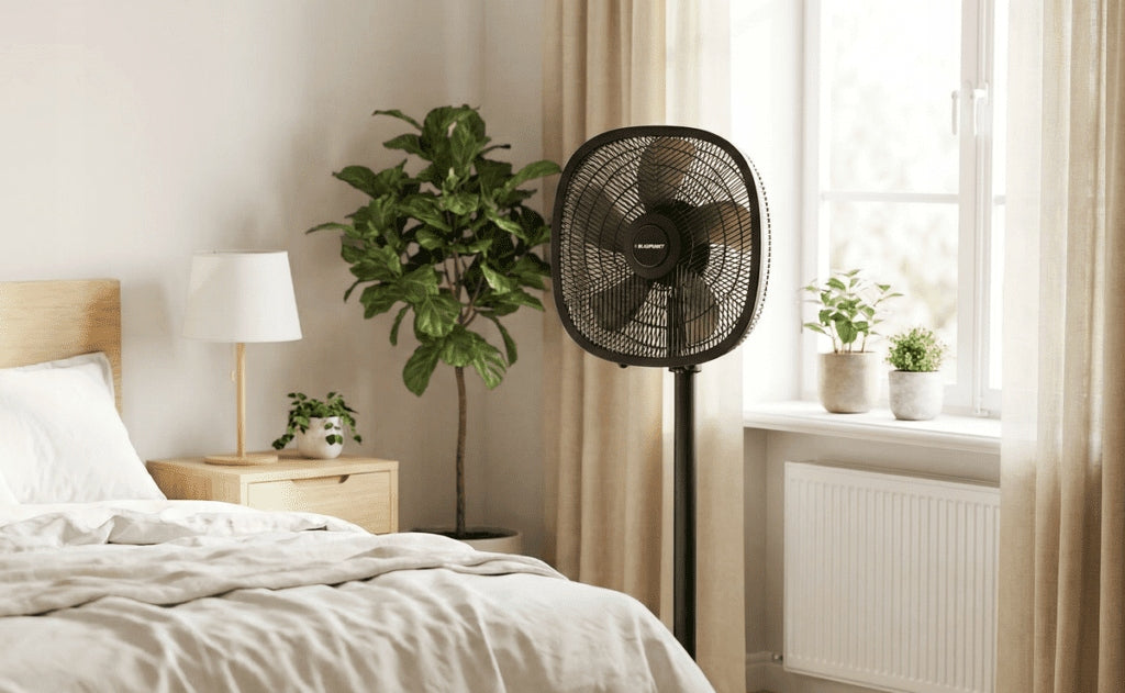 Standing Fan Blaupunkt ASF601 Silent Oscillation Adjustable Folding Manufacturer code AGDBLFAN027