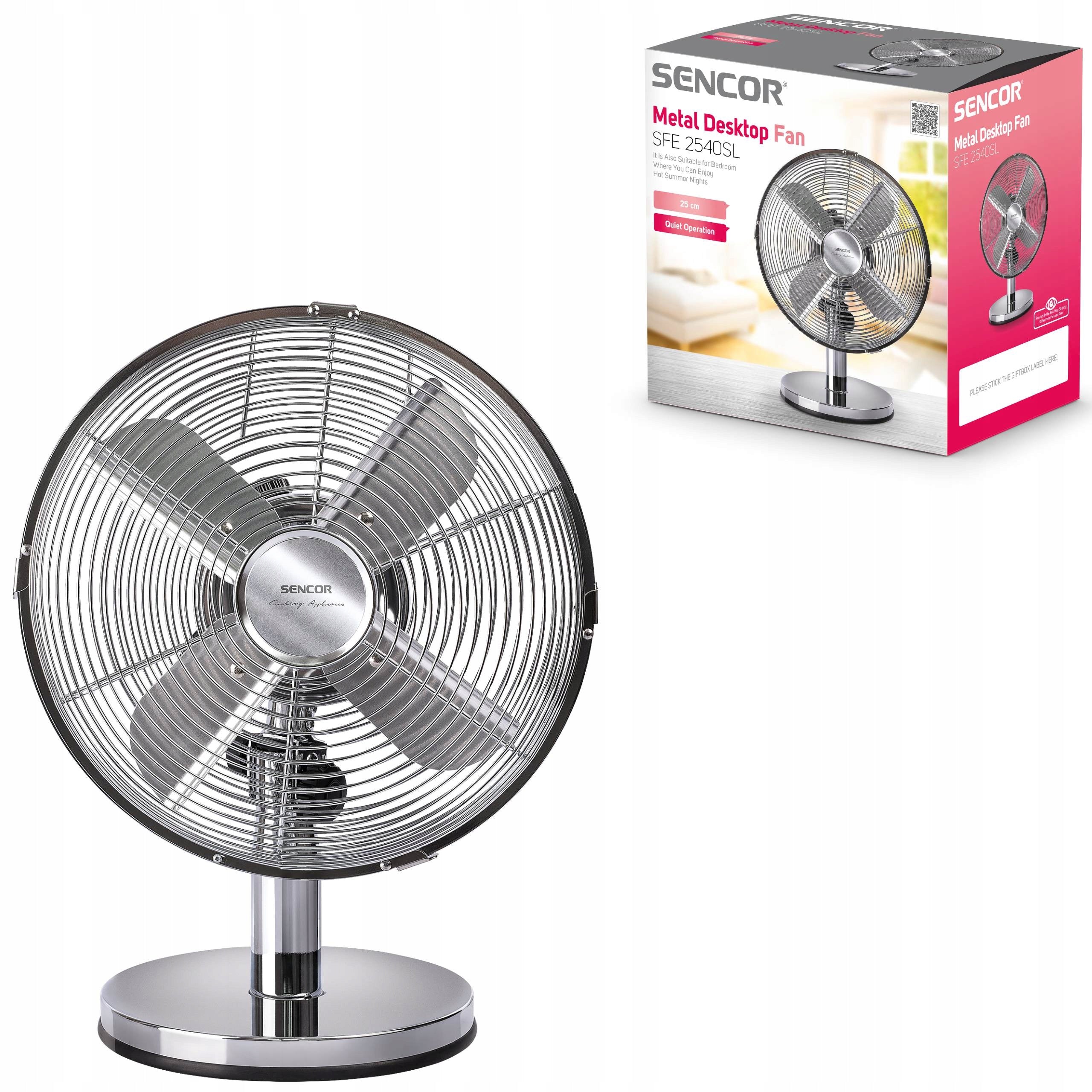 Standing Fan Sencor SFE 2540SL METAL 25cm