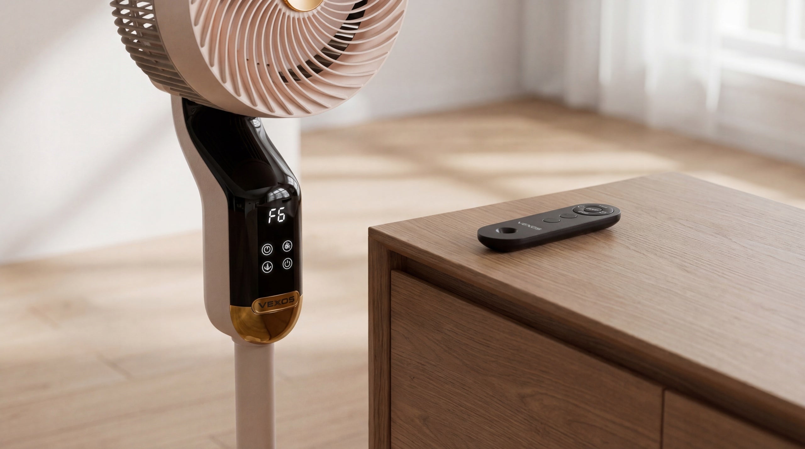 Standing Fan Silent Floor Windmill + OSCILLATION LED PILOT TIMER AROMA Functions oscillation automatic oscillation tilt angle adjustment height adjustment timer other
