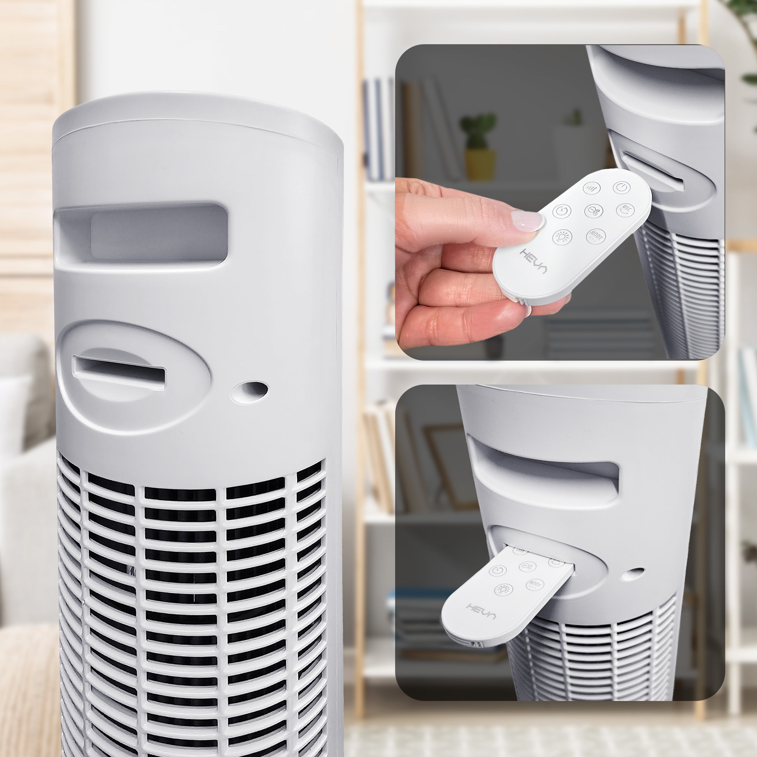 Standing column fan TAVO floor fan 115cm+IONIZATION LED XXL Fan type column
