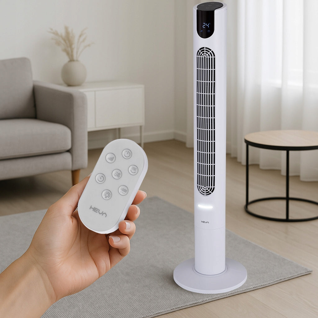 Standing column fan TAVO floor fan 115cm+IONIZATION LED XXL Packaging status original
