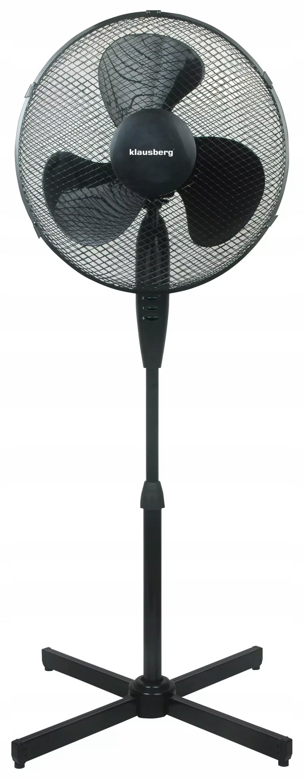 Standing fan, 50W,black Klausberg