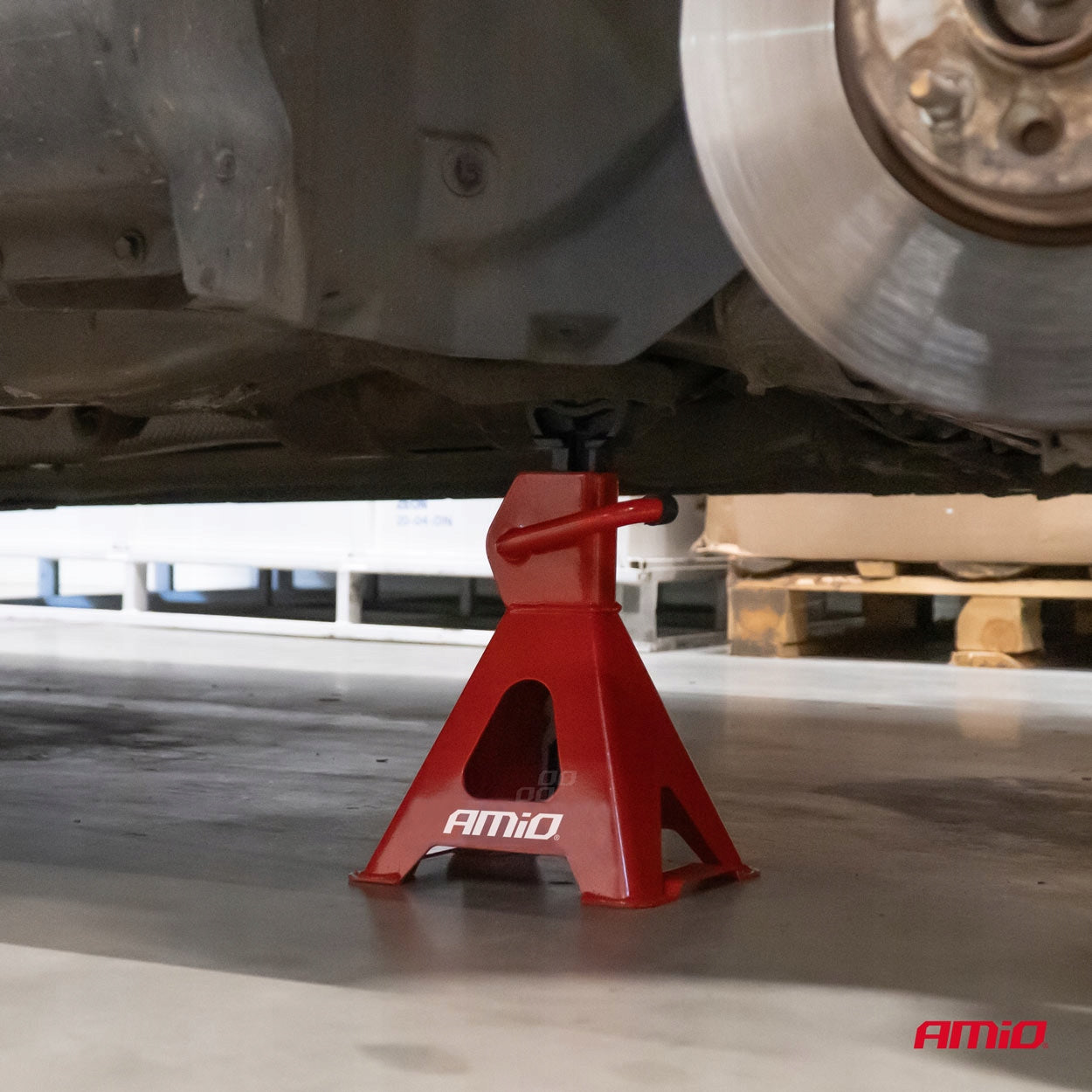 Stands car mare workshop supports 2 pcs 3T AMIO-04188 Product weight with unit packaging 0.15 kg