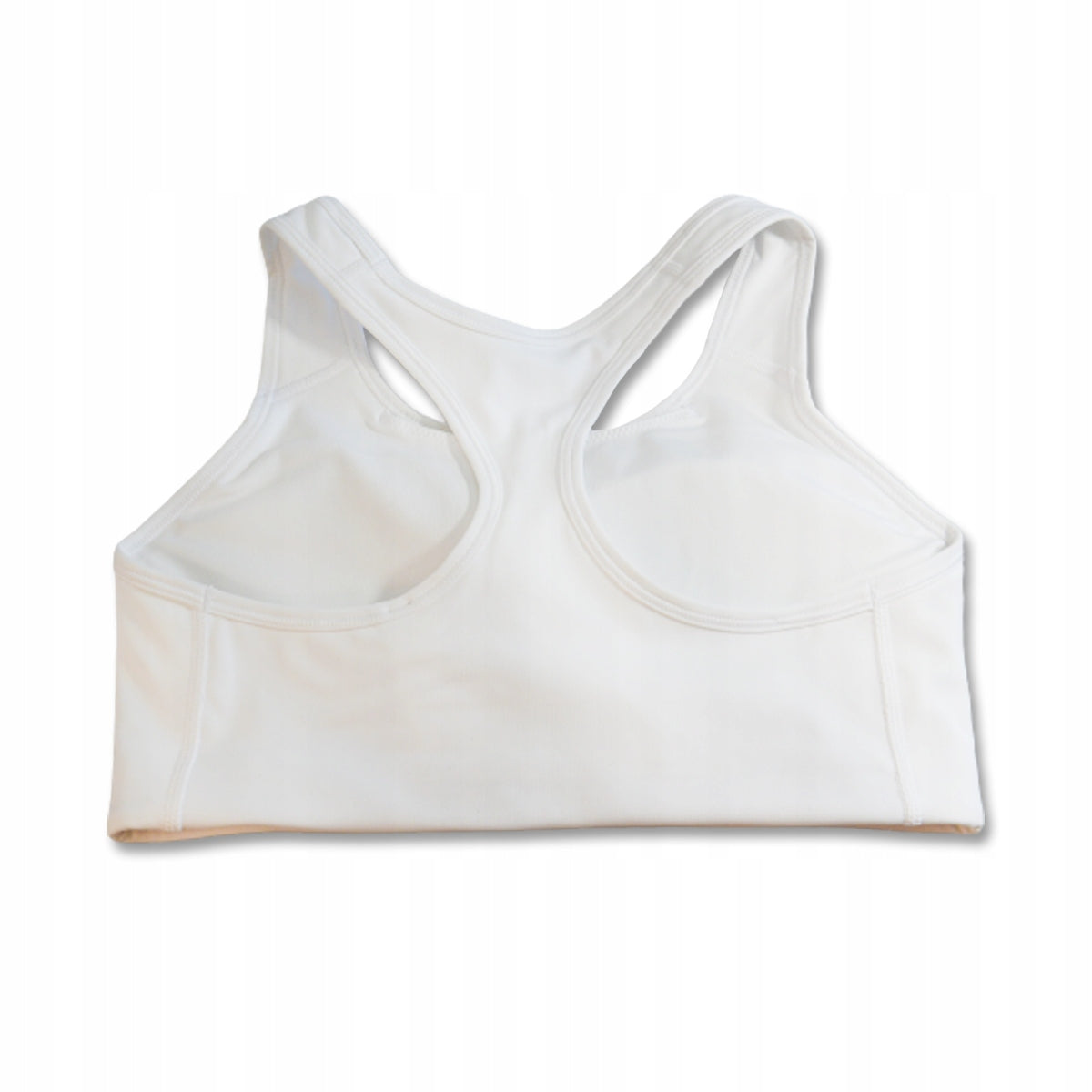 Nike Swoosh Sport-BH für Damen, weiß 