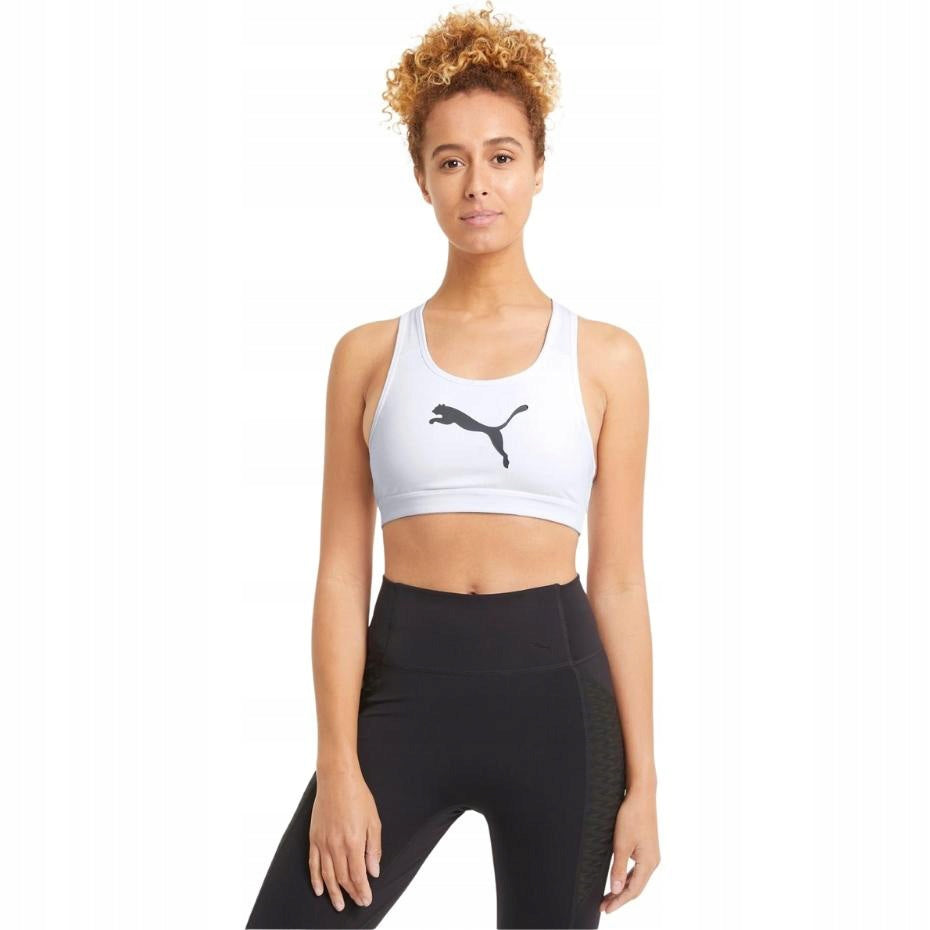 Puma sportinė liemenėlė moterims Mid Impact 4Keeps 520304 52, balta