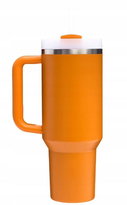 Stanley Quencher H2.O FlowState mug 1180ml goldenrod coral Manufacturer code 10-13230-065