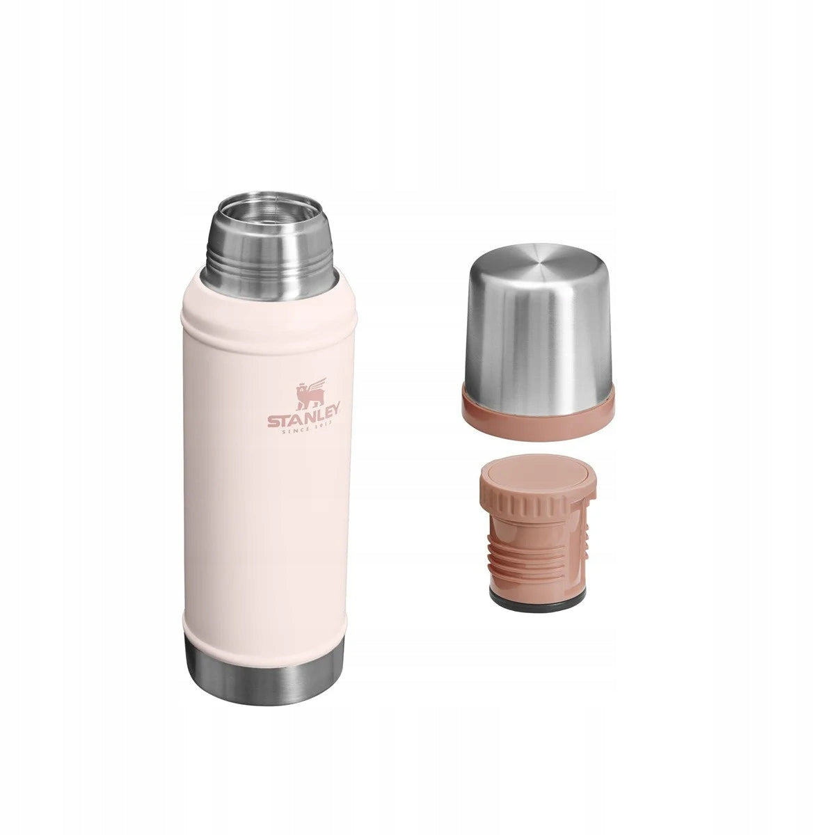 Stanley Rose Quartz 0.94L - Beverage Thermos - Legendary Thermal Bottle Brand Stanley