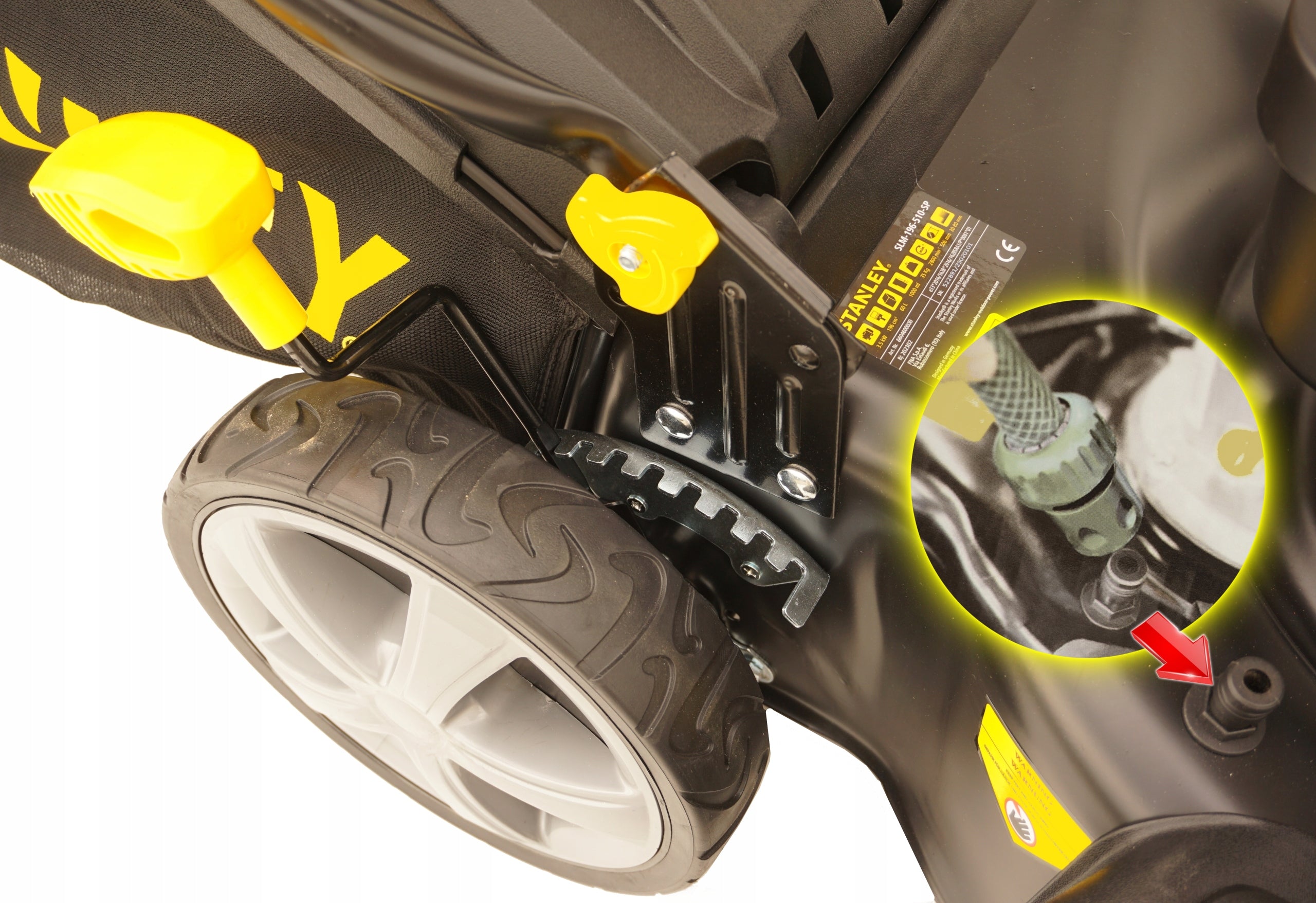 Stanley petrol mower with OHV 46cm drive Brand Stanley
