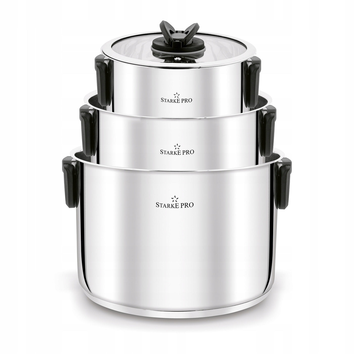StarkePro set of pots with folding handles Secare 6 elements Manufacturer code 5903313454452
