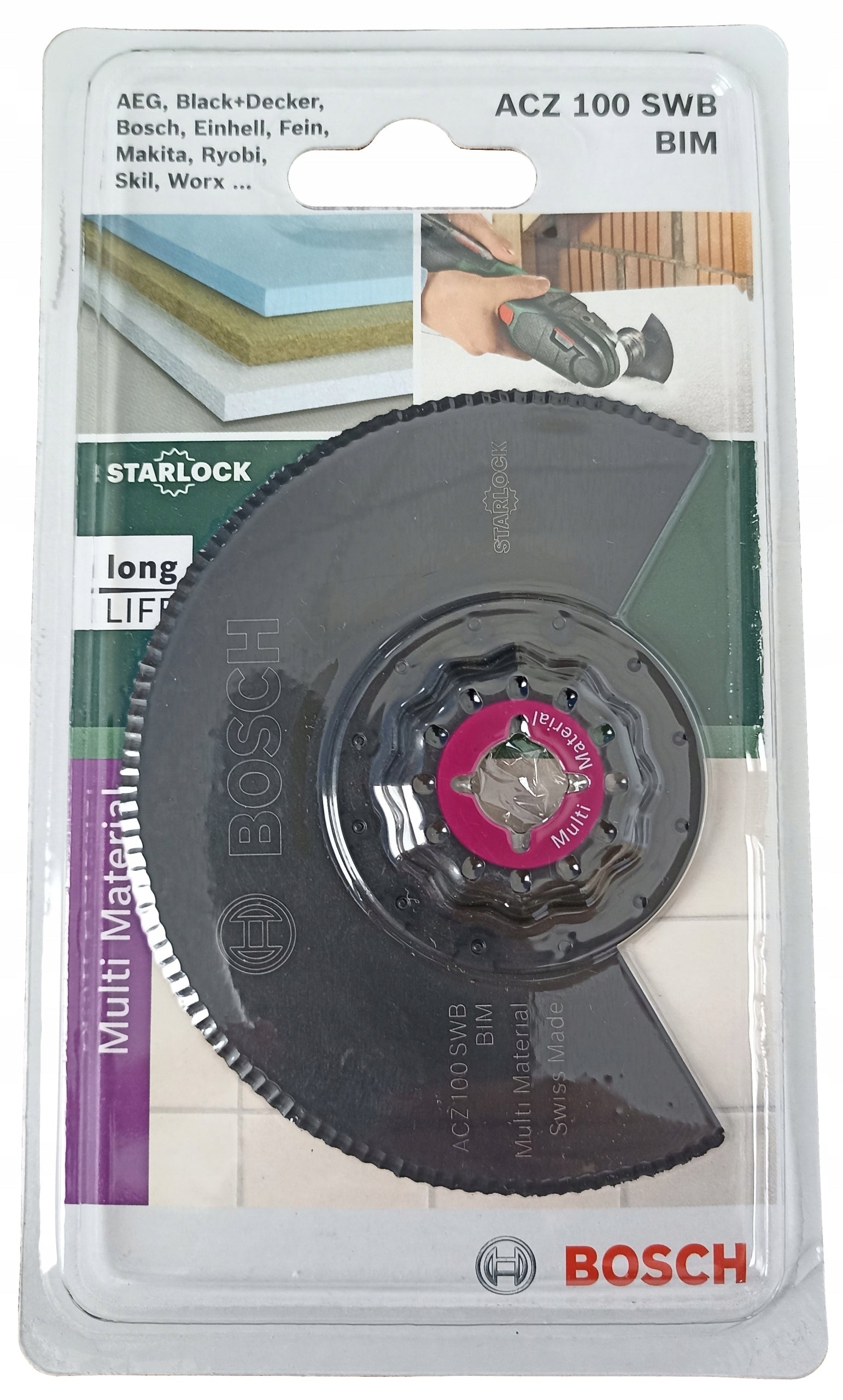 Starlock saw blade for multifunction devices Bosch Manufacturer code 2609256976
