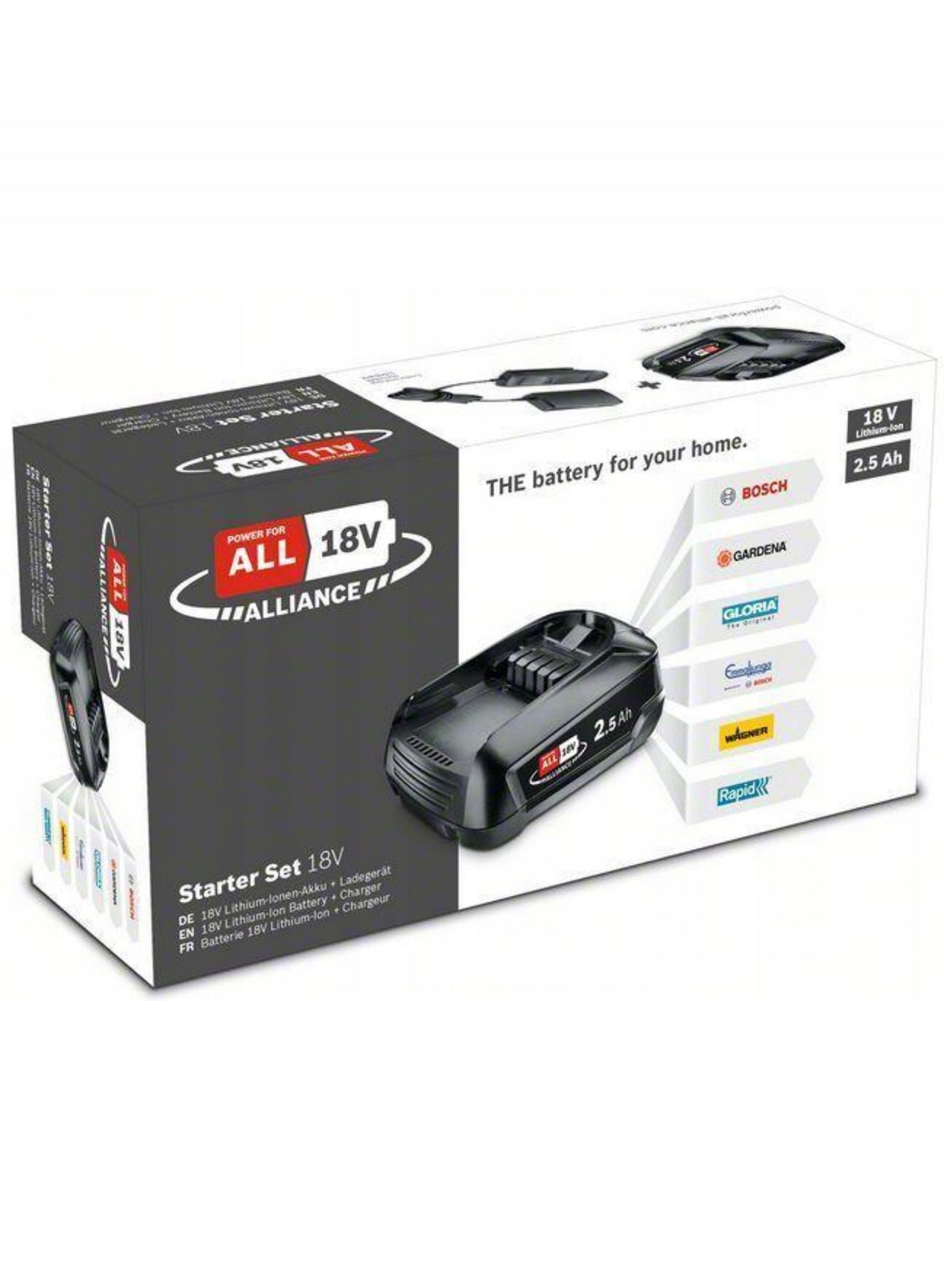 Starter kit Bosch PBA 18V 2,5Ah + AL18V-20 Brand Bosch