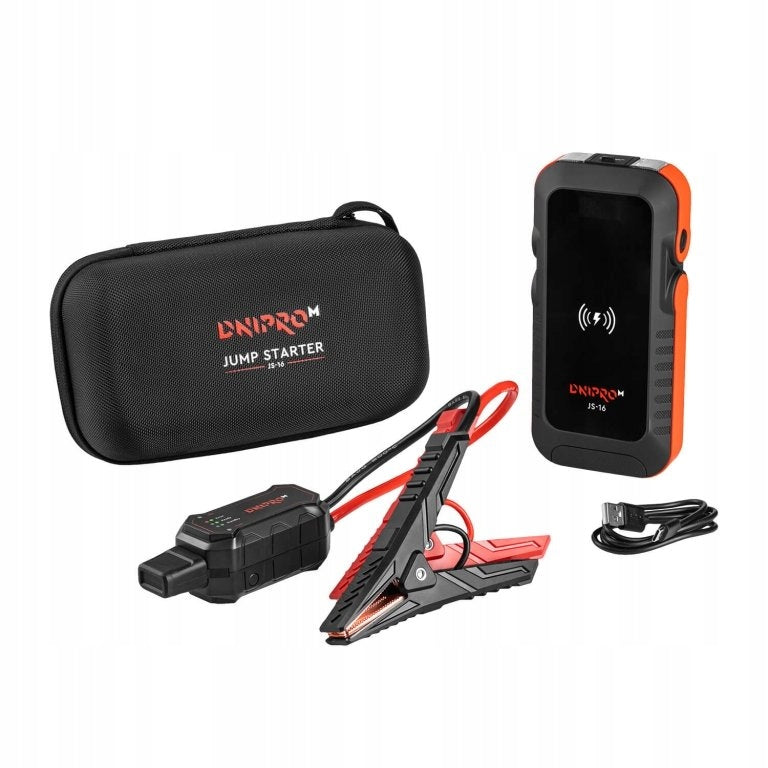 Starting device booster DNIPRO-M JS-16 12V 2000A powerbank USB-C