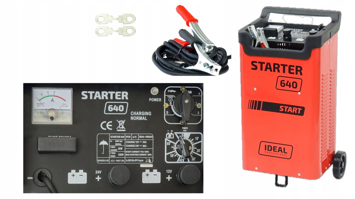 Starting rectifier Transformer Starter 640 230V 12-24V IDEAL 60A 600A